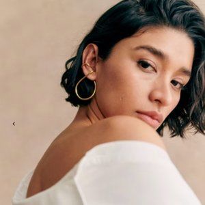 Sezane Viral Tessa Earrings Ear Cuff